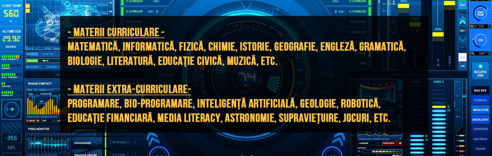 Exemple de materii studiate de copii prin Kidibot