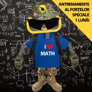 Antrenamentul de Matematică Forțele Speciale fiecare weekend vă așteaptă!