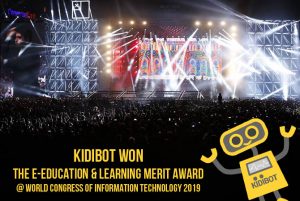 Felicitări! Kidibot tocmai a câștigat un premiu GLOBAL la World Congress of Information Technology 2019!