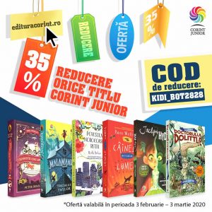 Ia-ți acum reducerea ta de 35% la cărțile Corint Junior!