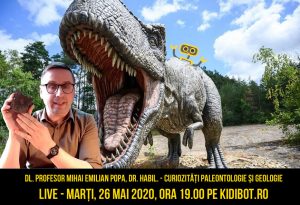 Suntem LIVE @ Curiozități Paleontologie și Geologie. Vino și tu!