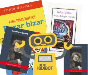 Avem cadouri lunare garantate pentru copii, părinți și profesori de la Kidibot: e-book-uri superbe!