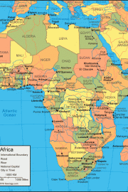Geografie-Asia + Africa