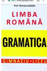 Gramatica limbii române (f.s. și valori morfologice) ;)
