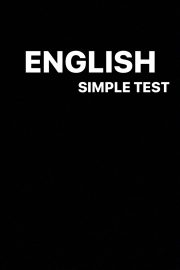 Test de cunoștințe la engleza