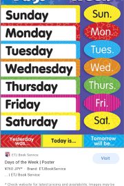 The days of the week