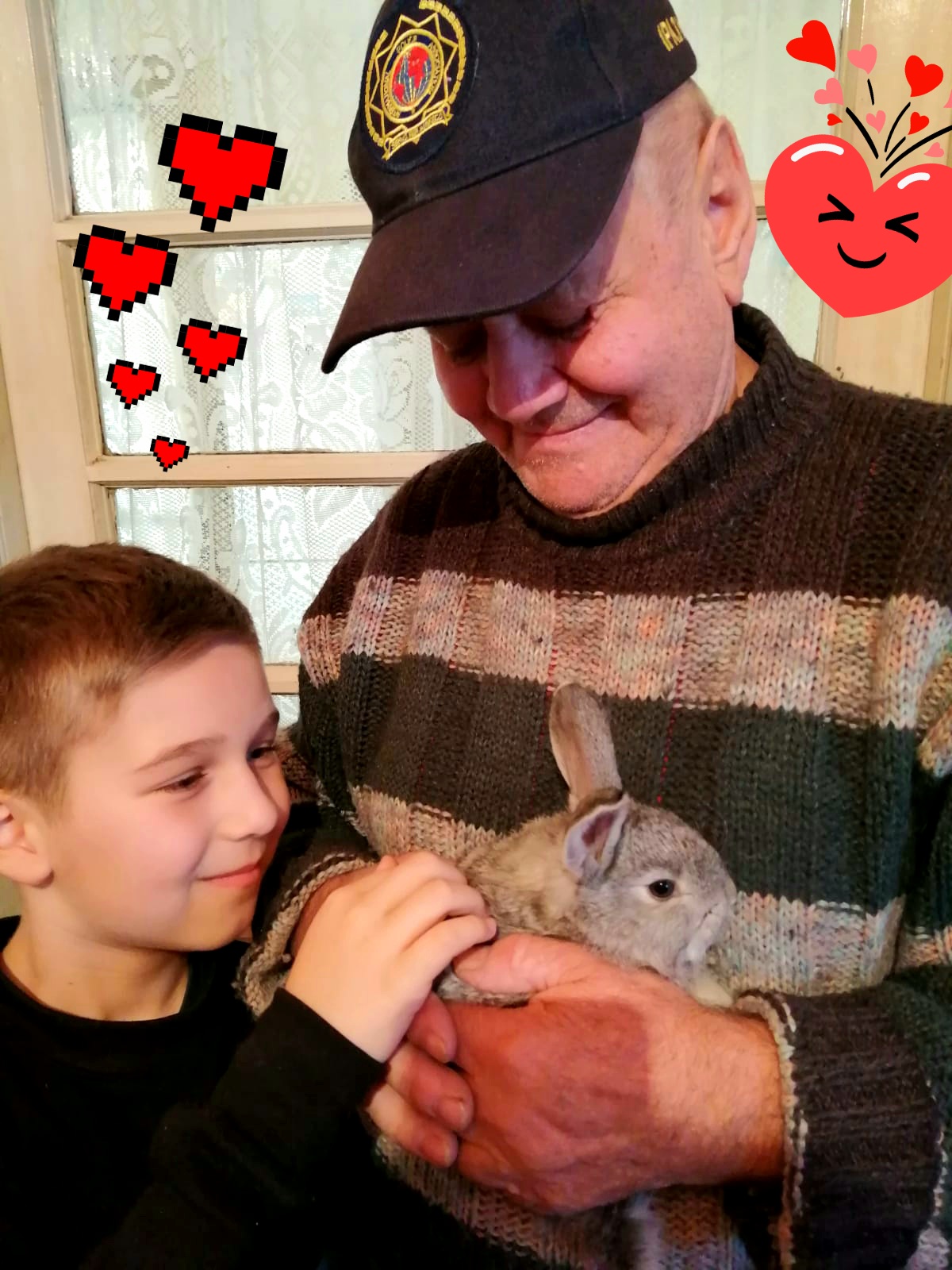 Iubesc animăluțele și îl ajut pe bunicul să le îngrijească!