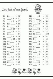 Inmultiri clasa a II-a