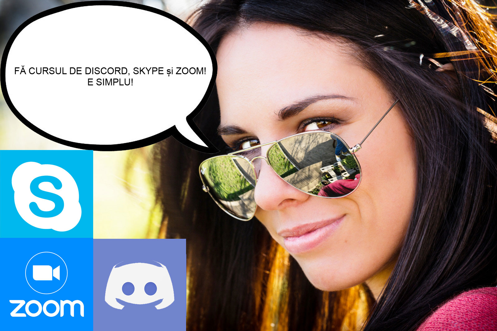 Curs Zoom, Skype și Discord