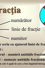 Fracții – Unități fracționare